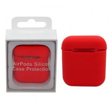 Case for airpods silicon case protection red-min